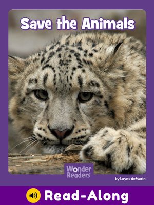 cover image of Save the Animals